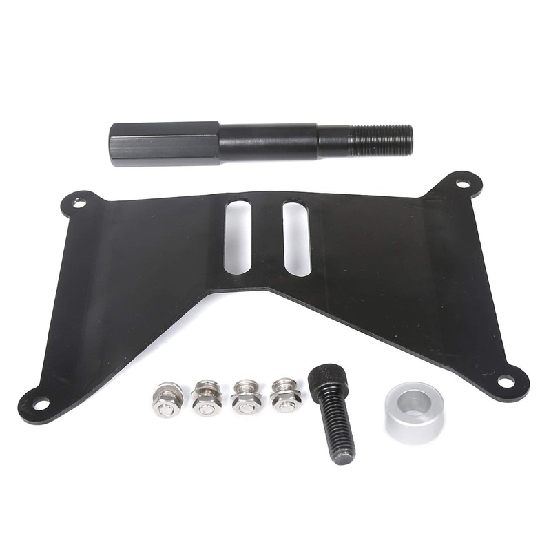 ECOTRIC Front Tow Hook License Plate Bracket Compatible with 2013+