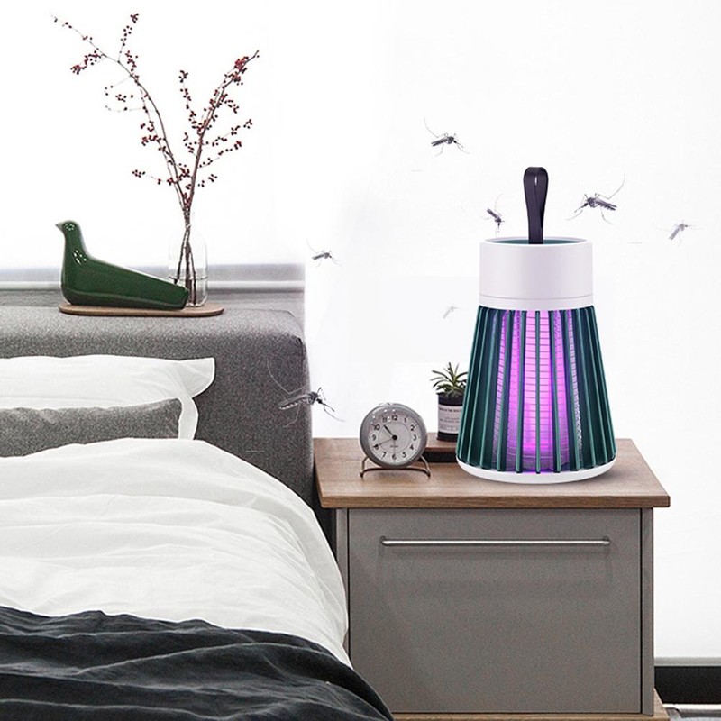 Electric Mosquito Killing Lamp USB Charging LED Light Trap Fly