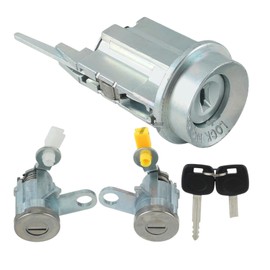 Replacement Parts For Door Lock Key Ignition Lock Cylinder Set for 95-04 Toyota Tacoma Matched 2 Keys Mod-GS95-13431