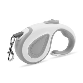 ESPIDO-Retractable Leash with Metal CICLE for Poop Bags Holder.16FT Long Retractable Dog Leash for Small Dogs,Medium Breeds & Large Pets UP to 110LBS. Dog Leash Retractable Tape for Quick Control