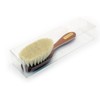 Baby Hair Brush Pear Wood Oiled 150mm Pure Soft Goat