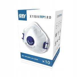FFP1 RD Protective Half Mask with Valve, Multi-layer Protection, Comfortable, Reusable, Pack of 10