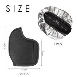 2 Pieces Of Seat Post Protectors And 1 Piece Of Saddle Rain Cover, Saddle Dust Cover, Seat Post Dust Cover, Cycling Accessories