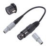 Aviation Headset Adapter 6pin LEMO to 5pin XLR High Density