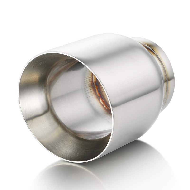 Exhaust Tip 3" Inlet Dual Wall, A-KARCK Double Wall Tailpipe