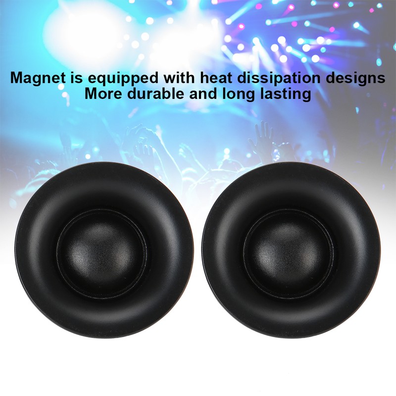 2PCS Treble Silk Film Ball Roof Tweeter Loudspeakers 25 Core