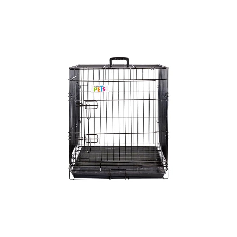 Fancy Pets Jaula Metálica Plegable para Perro - 93 cm