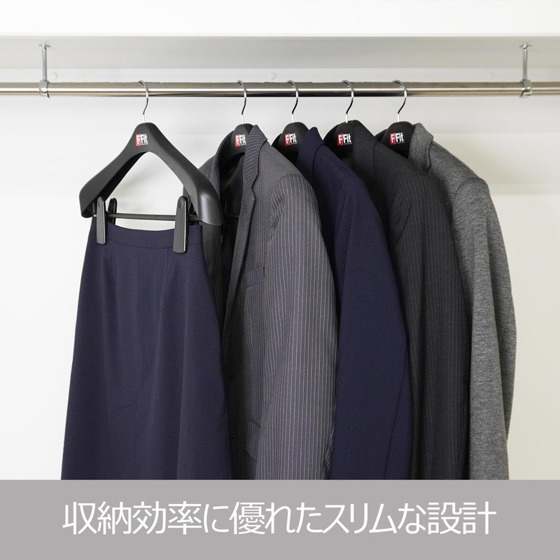Shinko Hanger Jacket Big Clip 42 "F-Fit" Black