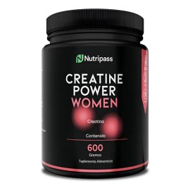 Creatina Monohidratada 600g Creatine Power Women Nutripass Sin Sabor                                                                                  