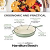 Hamilton Beach Enameled Cast Iron Fry Pan 12-Inch Sage, Cream