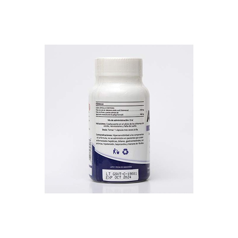 Remedio Herbolario de Valeriana y Toronjil - Agariana 60 Cápsulas