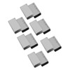 50pcs Stainless Steel Greenhouse Overlap S Clips Durable Glass Frame