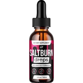 Salt Burn (1 Pack) Saltburn Liquid Drops – Salt Burn Drops Extra Strength Natural Blend