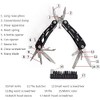 Grizef Multitool Pliers, Durable Stainless Steel 24-in-1 Multi-Purpose Pocket Folding