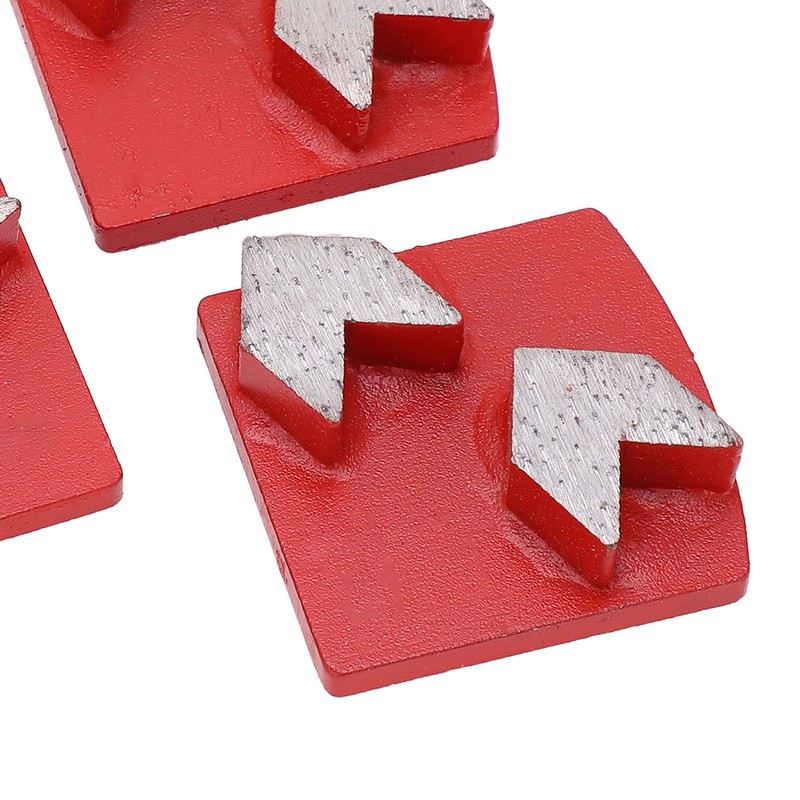 3Pcs Diamond Grinding Shoes Dovetail Concrete Aggreesive Cutting 2 Arrow