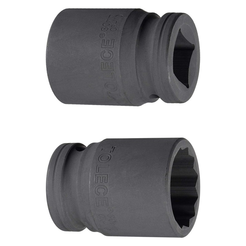 TA-VIGOR 12-Point Deep Impact Socket, 3/4-Inch Drive 30mm Metric Spindle