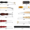 Leather Tool Set, Leather Carving Tools, Leather Sewing Kit, Leather