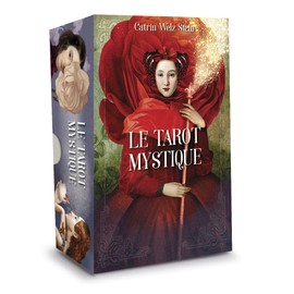 Editions DUSSERRE - Le Tarot Mystique - Jeu de Cartes Divinatoire avec Tranches Argentées - Cartomancie Divination - Coaching Personnel - Version française - AGM Urania - 130014306