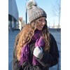 styleBREAKER 01017104 Unisex Soft Plain Scarf with Fringes Winter Stole