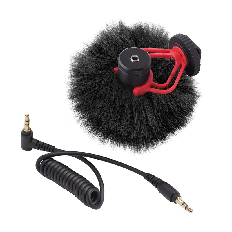 PATIKIL Fur Microphone Windshield 7mm x 60mm Microphone Cover for