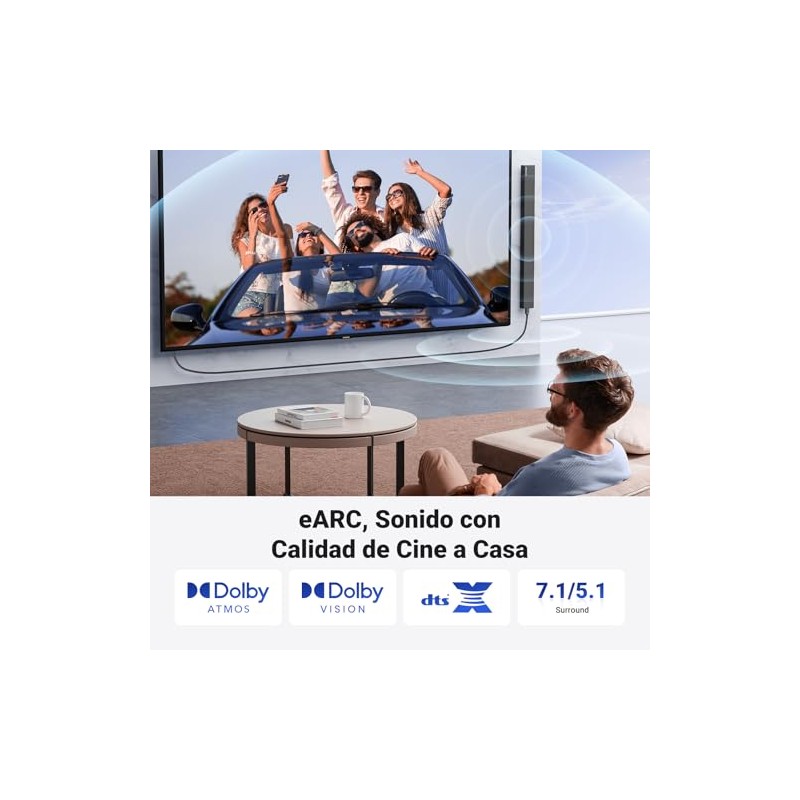 UGREEN Cable HDMI 2.1 8K, Alta Velocidad 48Gbps 120Hz 60Hz