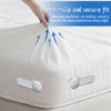 Tianher Bed Sheet Clips, 4 Pieces Fitted Sheet Clips With