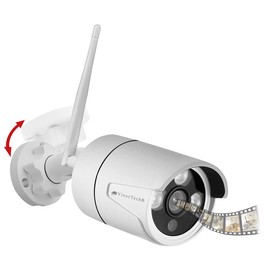 VisorTech Accessories for Network Video Recorder: 2K Wireless Camera for Recorder DSC-500.nvr, Night Vision, Person Detection (NVR Recorder, NVR WLAN, Surveillance Systems)