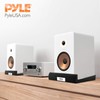 Pyle Sound Dampening Speaker Riser Foam - Audio Acoustic Noise