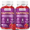 VAJYKEWJY Saffron Gummies (88.5 mg) with Magnesium — Enhanced with
