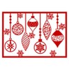 Christmas Lantern Frame Snowflake Cutting Dies Stencil Metal Template Molds,