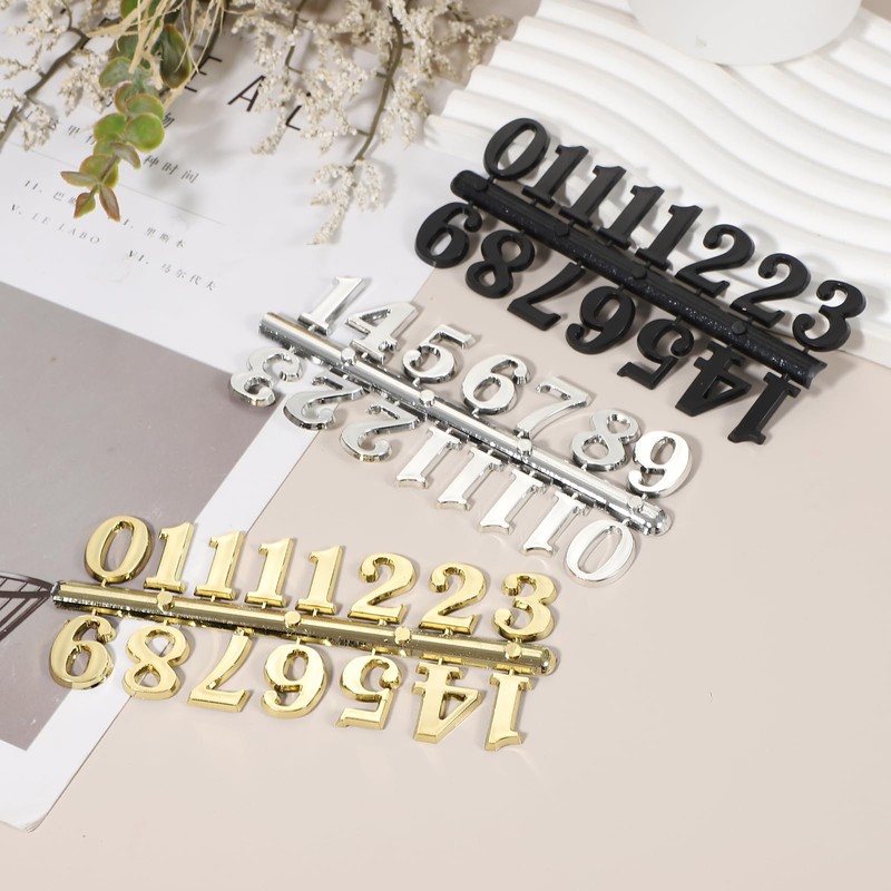 sourcing map 1 Set Clock Numbers, Arabic Clock Numbers Kit