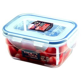 Lock&Lock Food Storage Box | Freezer Container | Food Storage Container | 550 ml | Stackable Inside Each Other | HPL311 Set of 3