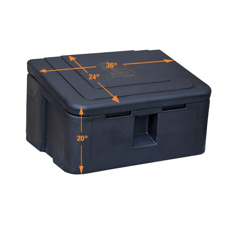 Buyers Products 9031105 Heavy Duty Poly Storage Bin, 35 Gallon
