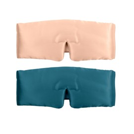 SUNDAYSILKS™ | Adjustable Silk Sleep Mask for Side Sleeper | Cloud-Like Comfort, Weighted for Deep Sleep | Soft Sleep Face Mask for Women & Men, Full Blackout, Cooling Silk Eye Mask for Sleeping (2PK)