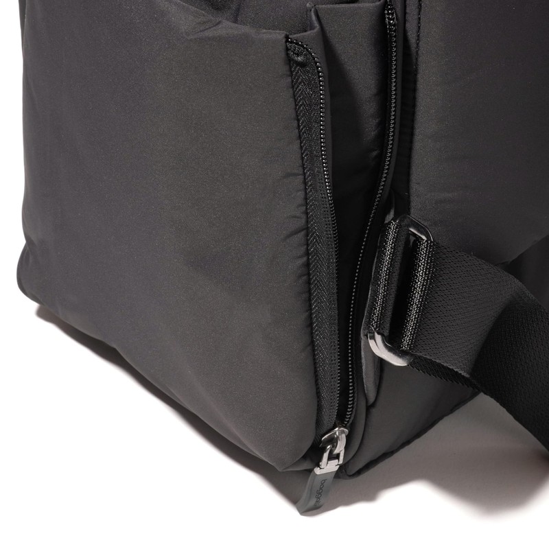 Baggallini Chelsea Laptop Backpack, Black Puff