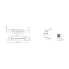 AxLabs Hardware KD By AxLabs LP Junior Style Wrap-Around Bridge