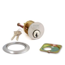 Garage Door Keyed Lock Rim Cylinder 2 Keys SC1