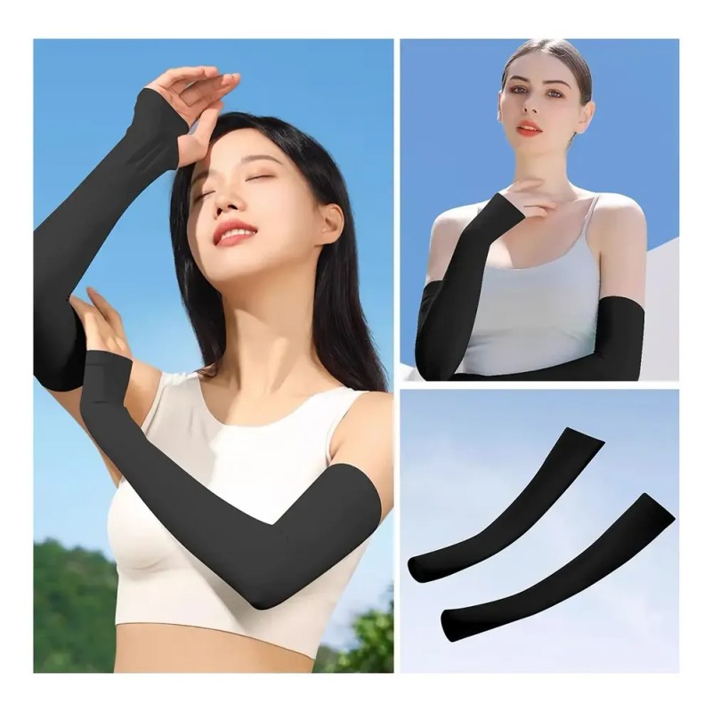 Mangas Protectoras Para Brazos Protección Solar Uv,6 Pares