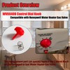 2 Pcs Control Dial Knob Compatible with Honeywell Water Heater