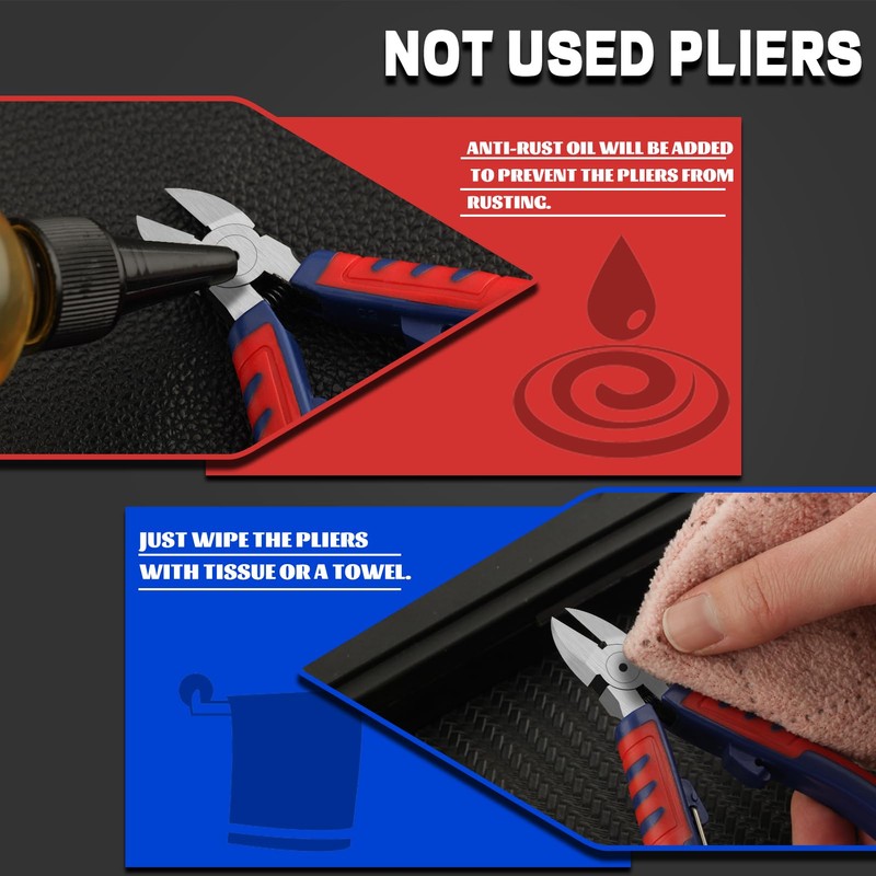 GOLD DEER Precision Diagonal Wire Cutting Pliers Wire Flush Cutter