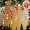 Perthlin 6 Pcs 5D Diamond Art Wind Chime Cardinal Diamond