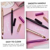 FRCOLOR 2pcs Retractable Double-ended Lip and Eyeliner Brush Portable Makeup