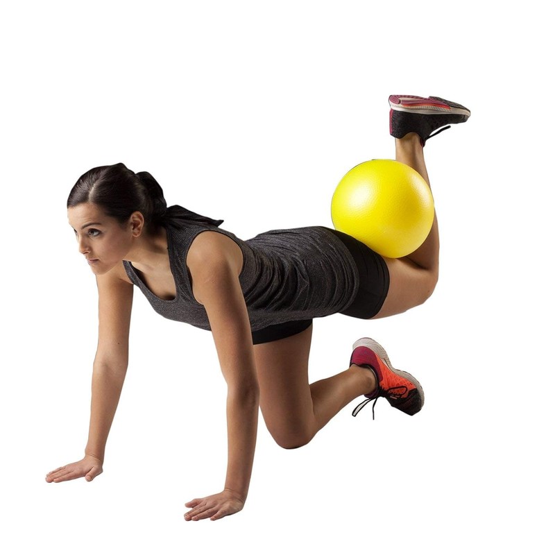 THERABAND Mini Ball, Small Exercise Ball for Yoga, Pilates, Abdominal