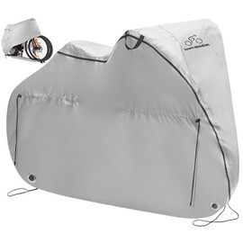 TeamObsidian Bike Cover - Outdoor Bike Storage, Bicycle Transportation or Travel Covers - Waterproof eBike Protection - For 1 to 3 Bikes - Heavy Duty Ripstop 300D Oxford Material