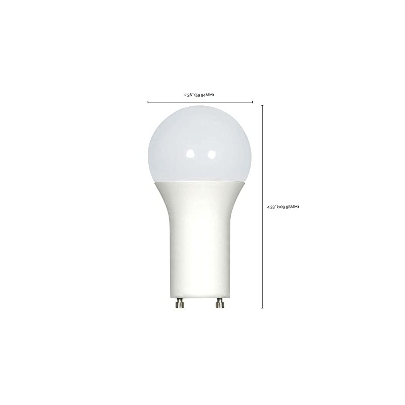 Satco S28485, 11.5 Watt, 90CRI, 4000K, GU24 Base, 220 Deg.