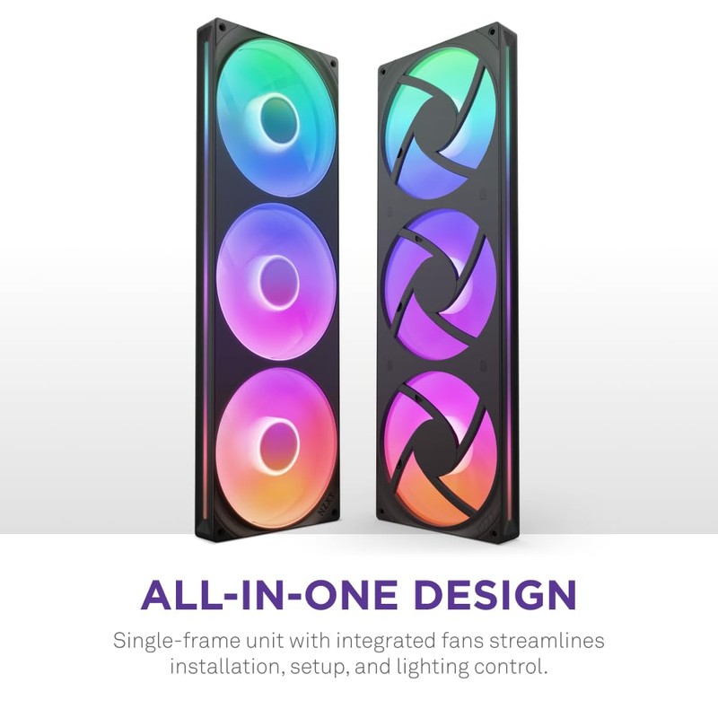 NZXT F420 RGB Core - 420mm Single-Frame Fan Unit with