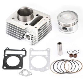 Areyourshop Cylinder Piston Rings Top End Kit Set for Yamaha TTR125 TTR125E 2000-2005