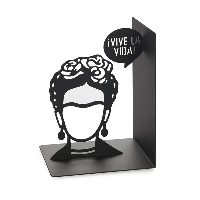 balvi Frida Bookend Black Colour Bookend Decorative Figure with the