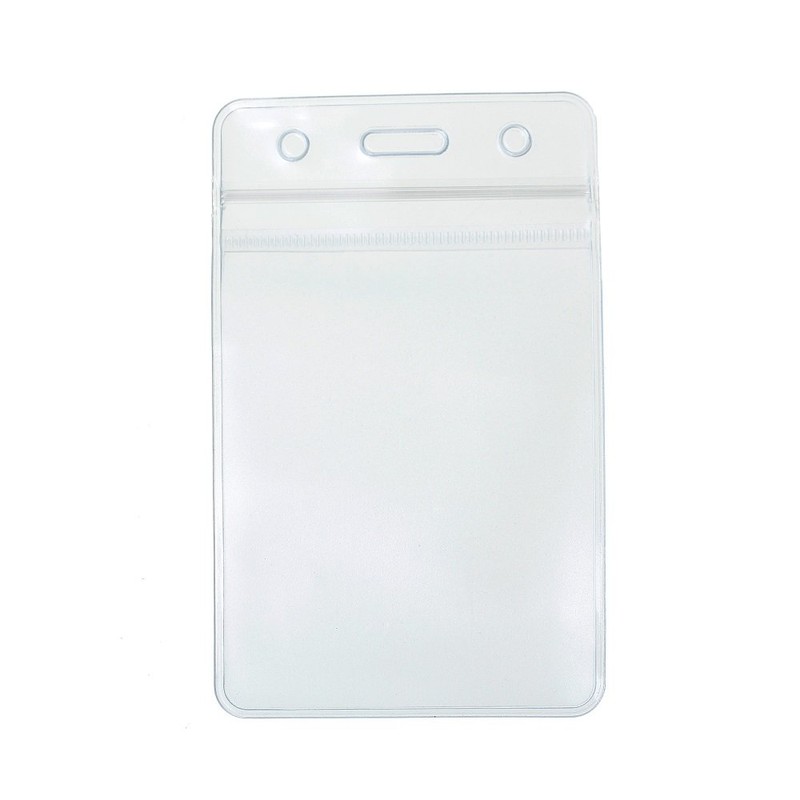 CKB Ltd 10x Show Clear Vertical ID Badge Card Plastic