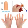 PATIKIL 2" Silicone Gel Finger Cots, 14 Pcs Support Fingertips